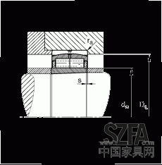 圓柱滾子軸承 F-800485.ZL-K-C5, 特殊軸承，浮動(dòng)軸承，雙列，錐孔，錐度1:12，可分離，帶保持架